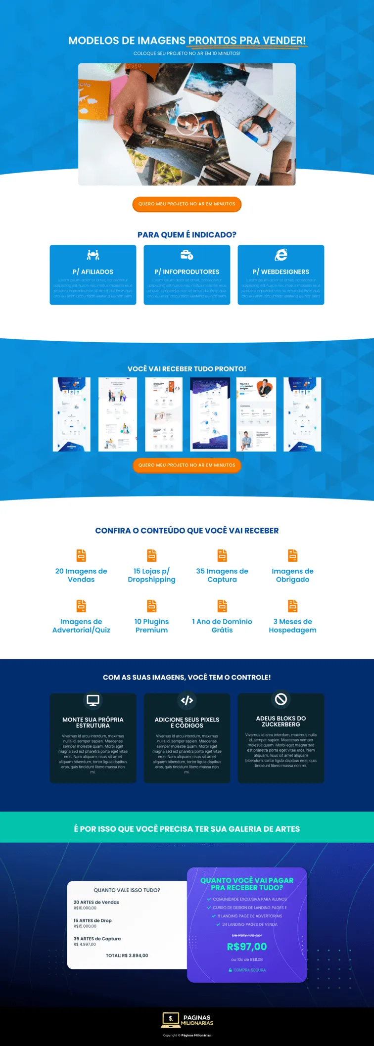 Criacao de Landing Page pack 2 2025 06 28 20 52 23 35 Vitri Sites | Criação de Sites Profissionais